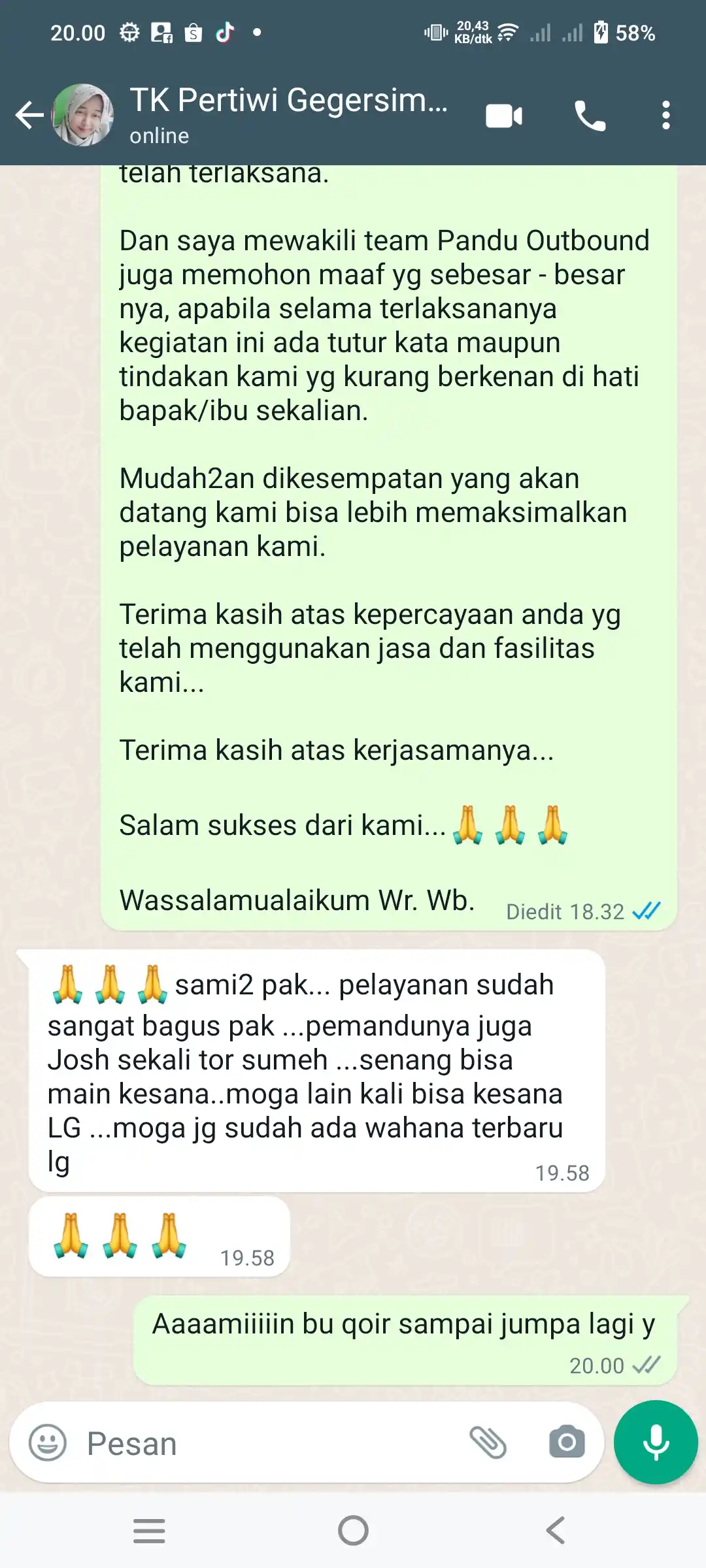 testimoni pandu outbound 6