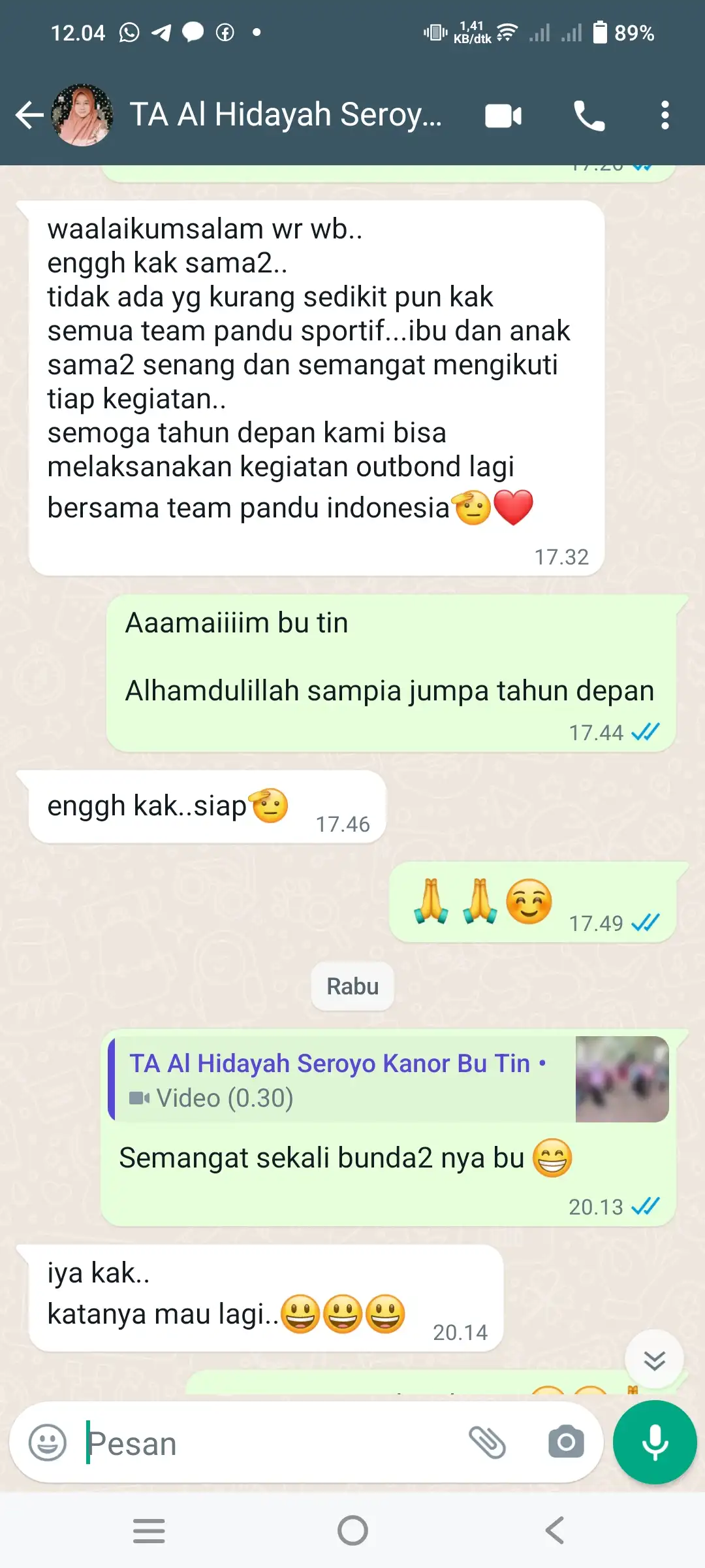 testimoni pandu outbound 8